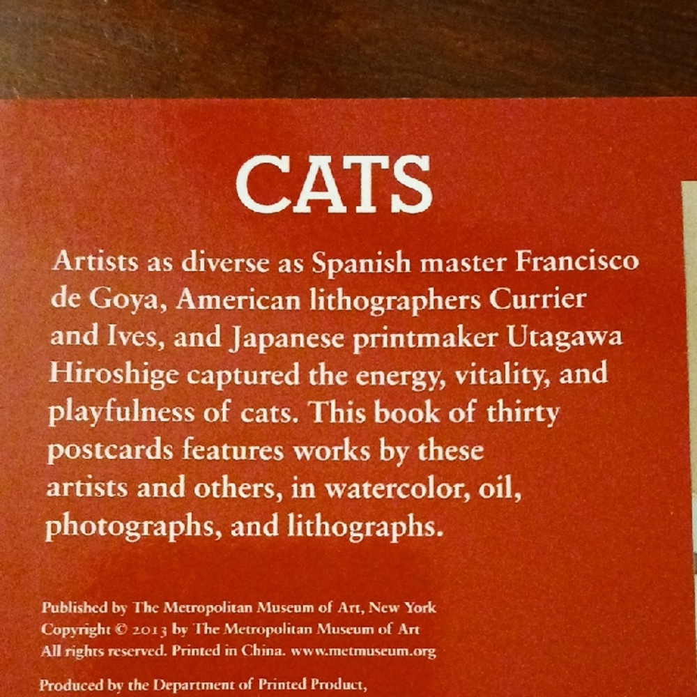 SPECIAL 2/$25 Cats Postcard Book - Picture 2 of 6